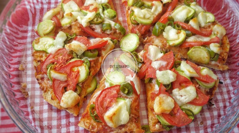 bazlamadan pratik pizza